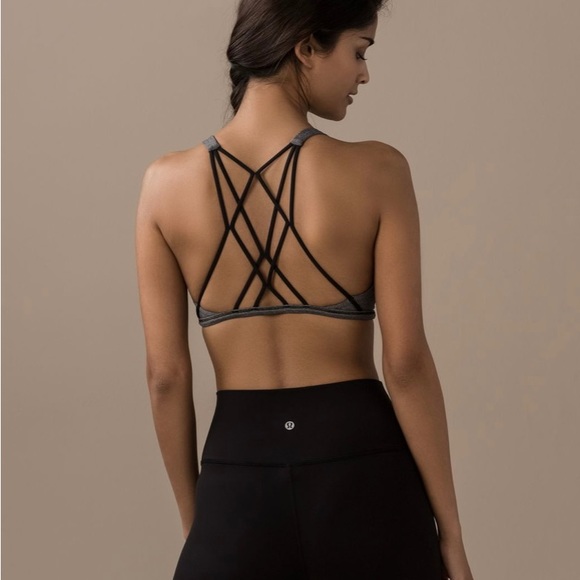 lululemon athletica Tops - Lululemon Free To Be Zen Bra
Heathered Black / Black no pads